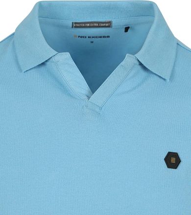 No Excess Poloskjorte Riva Solid Blå