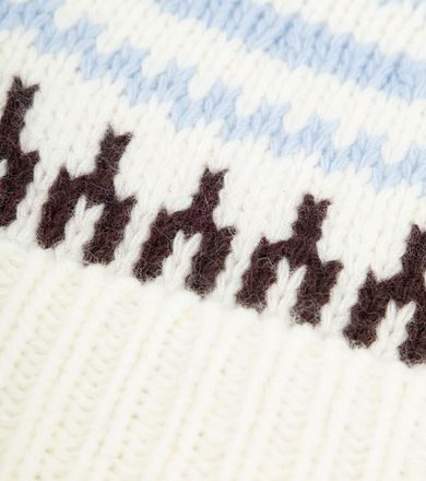 KnowledgeCotton Apparel lue i ull off-white