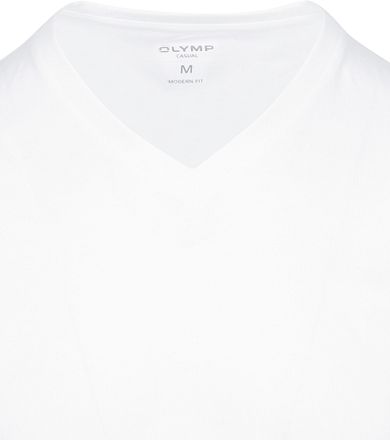 OLYMP T-skjorte med V-hals 2-pack