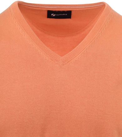 Suitable Pullover Vini V-Neck Orange