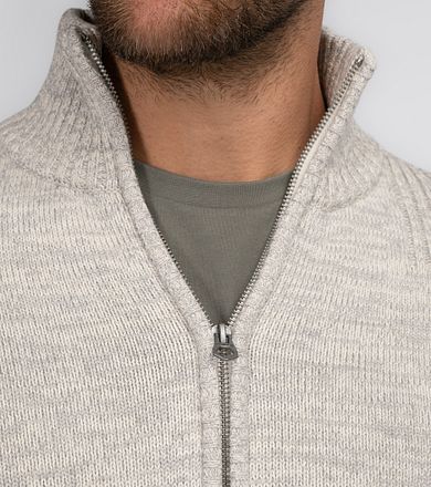 Petrol Cardigan Elim Greige