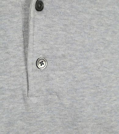Profuomo Langermet Pologenser Luxury Basic Grå