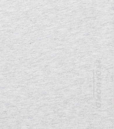 Profuomo Longsleeve Polo Gray Melange