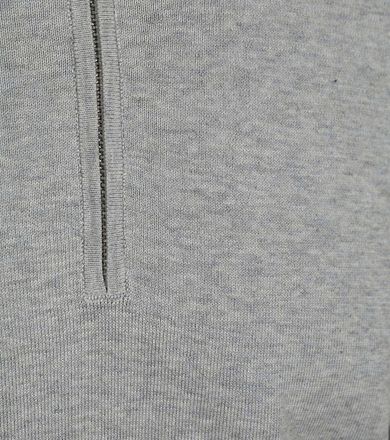 Profuomo Half Zip Pullover Luxury Grå