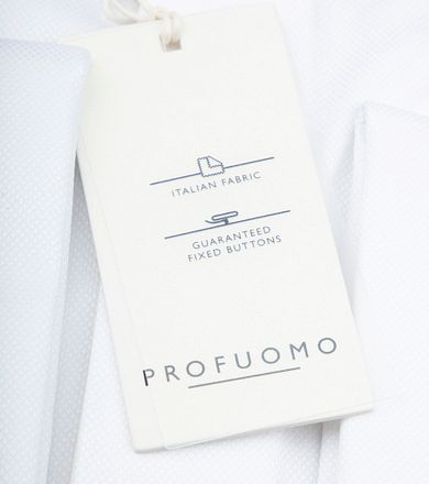 Profuomo Tuxedo Shirt White