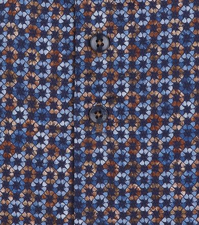 R2 Chemise Impression Bleu Foncé