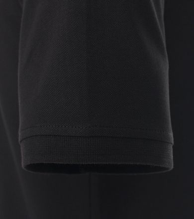 CASAMODA Poloshirt Stretch Schwarz