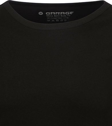 Garage Basic T-shirt Longsleeve Schwarz
