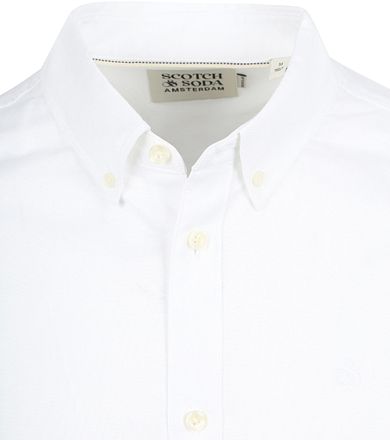 Scotch and Soda Core Oxford-skjorte Hvit