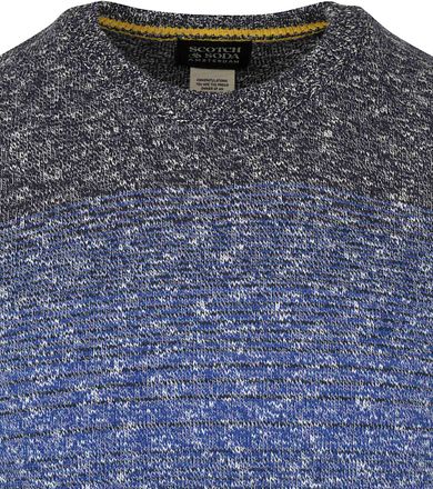Scotch and Soda Genser Mørkeblå Melange