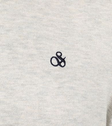 Scotch and Soda Genser Benhvit Melange