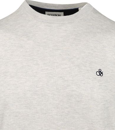 Scotch and Soda Pullover Bone Wit Melange