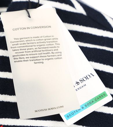 Scotch & Soda Genser Bandana Mørkeblå Stripet