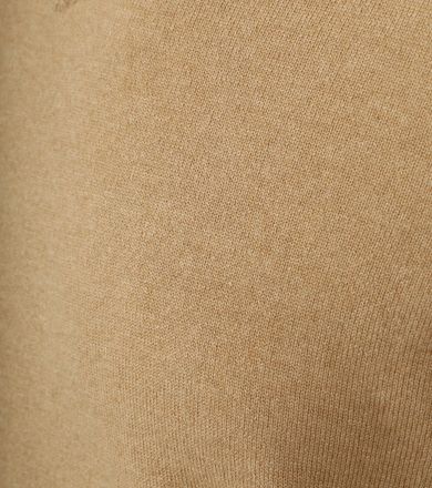 Steppin' Out Pullover V-Neck Merino Wool Beige