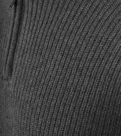 Steppin' Out Half Zip-tröja Lammull Antracit
