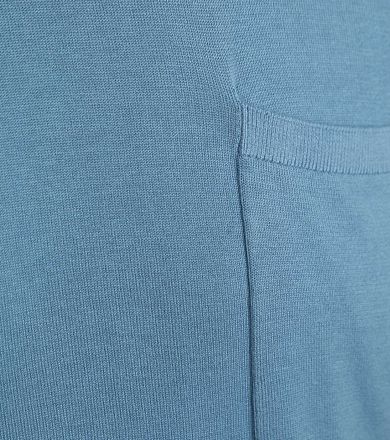 Suitable Camiseta de punto con bolsillo Compact Azul