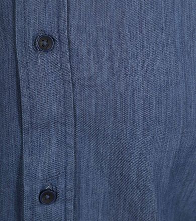 Suitable Chemise Washed Bleu Foncé