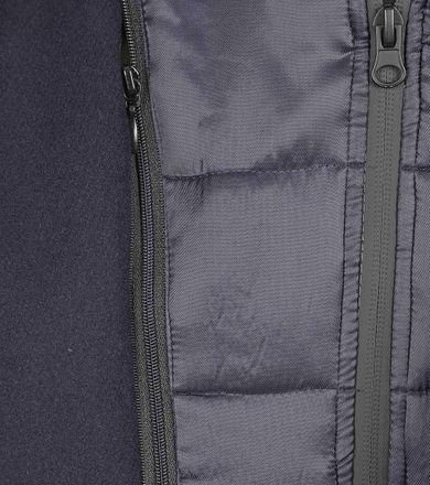 Suitable Frakk Ull Twill Marineblå