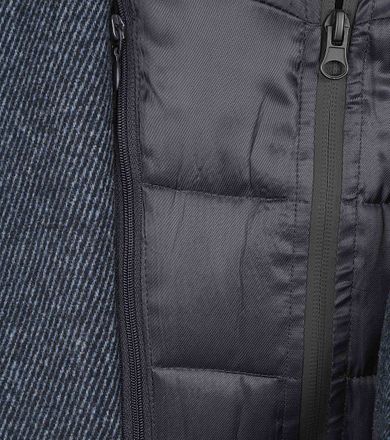 Suitable Frakk Ull Twill Mørkeblå