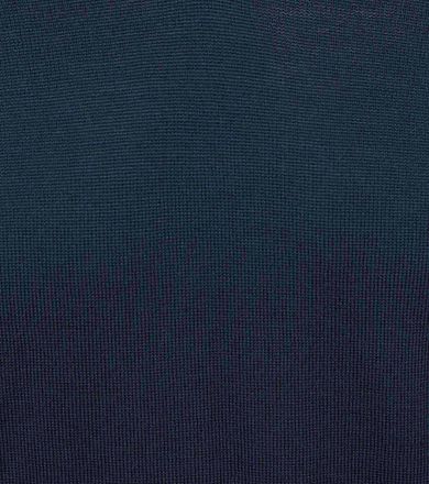 Suitable Merino Genser med V-hals Marineblå