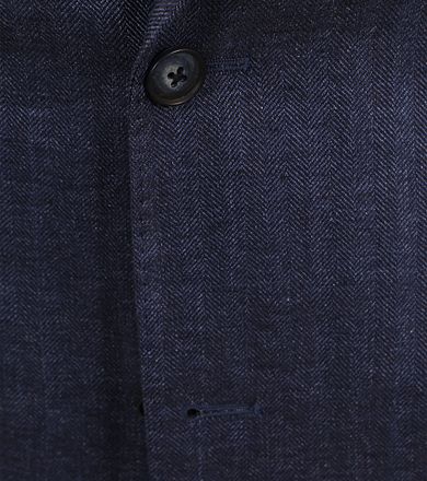 Suitable Blazer Linen Royal Blue