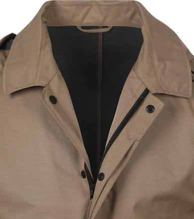 Suitable Regnfrakk Taupe