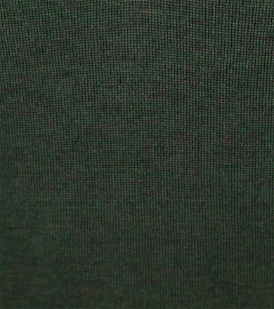 Suitable Merino Half Zip Sweater Dark Green