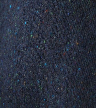 Suitable Pullover Tweed Wool Blend Navy