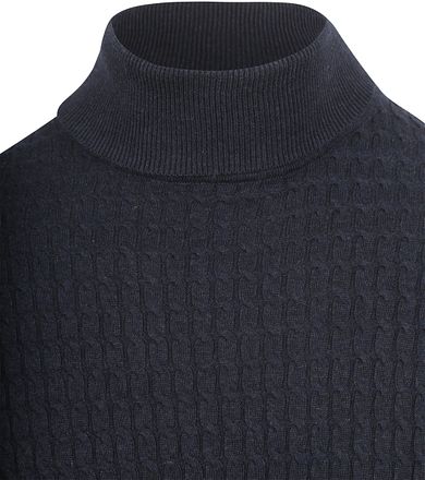 Suitable Turtleneck Cable Navy