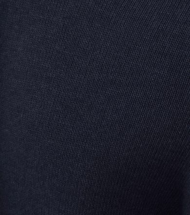 Suitable Lamswol Trui Ronde Hals Navy