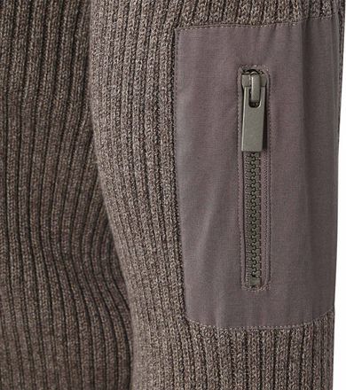 Suitable Mou Halvzip Tröja Taupe