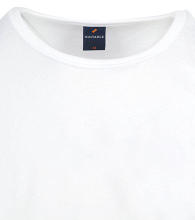 Suitable Ota T-Shirt Round Neck White 6-Pack