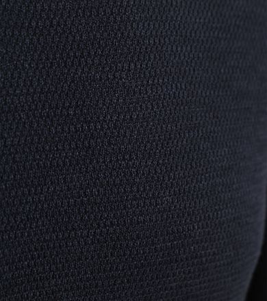 Suitable Pullover Structure Slub Navy
