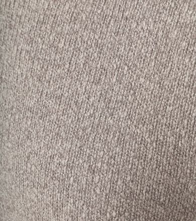 Suitable Pullover Boiled Wool Taupe