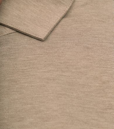 Suitable Shirt Pique Beige