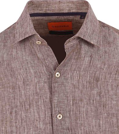 Suitable Shirt Linen Taupe