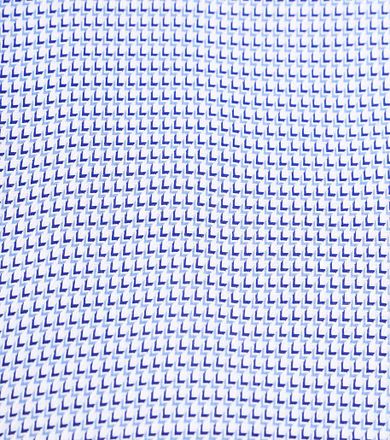Suitable Skjorte Twill Print Blå