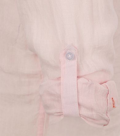 Suitable Skjorte i Lys Rosa Lin