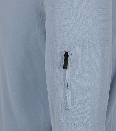 Suitable Race Half Zip Pullover Steel Blue
