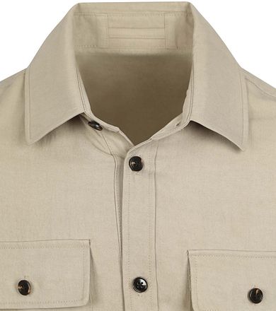 Suitable Overshirt Tencel Greige