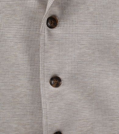 Suitable Gilet Checks Sand