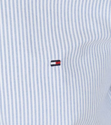 Tommy Hilfiger Oxford Skjorte Stripet Lyseblå