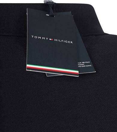 Tommy Hilfiger poloshirt med lange ærmer navy