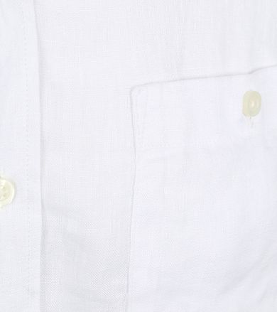 KnowledgeCotton Apparel Skjorta Vit Linne