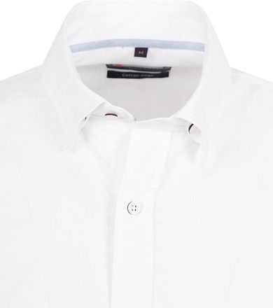 Suitable Short Sleeve Hemd Leinen Weiß