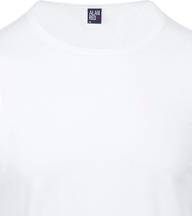 Alan Red Olbia Longsleeve White 1-Pack