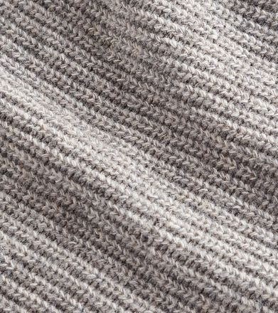 Barbour Lambswool Pullover Steingrau