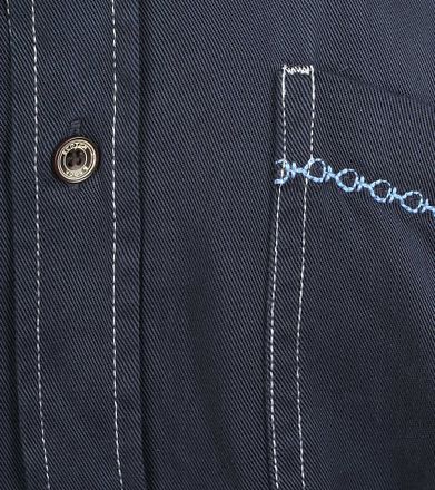 Scotch & Soda Skjorte Tencel Marineblå