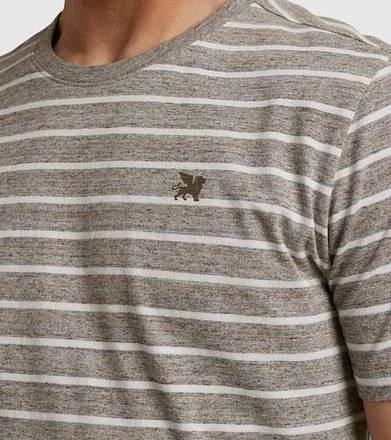 Vanguard T-Shirt Stripes Brown
