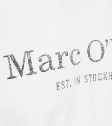 Marc O'Polo T-shirt med Logga i Vitt